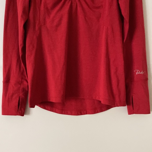 Paradox Dry Release Fresh Guard Merino Blend Workout Red Sweater - Picture 7 of 10